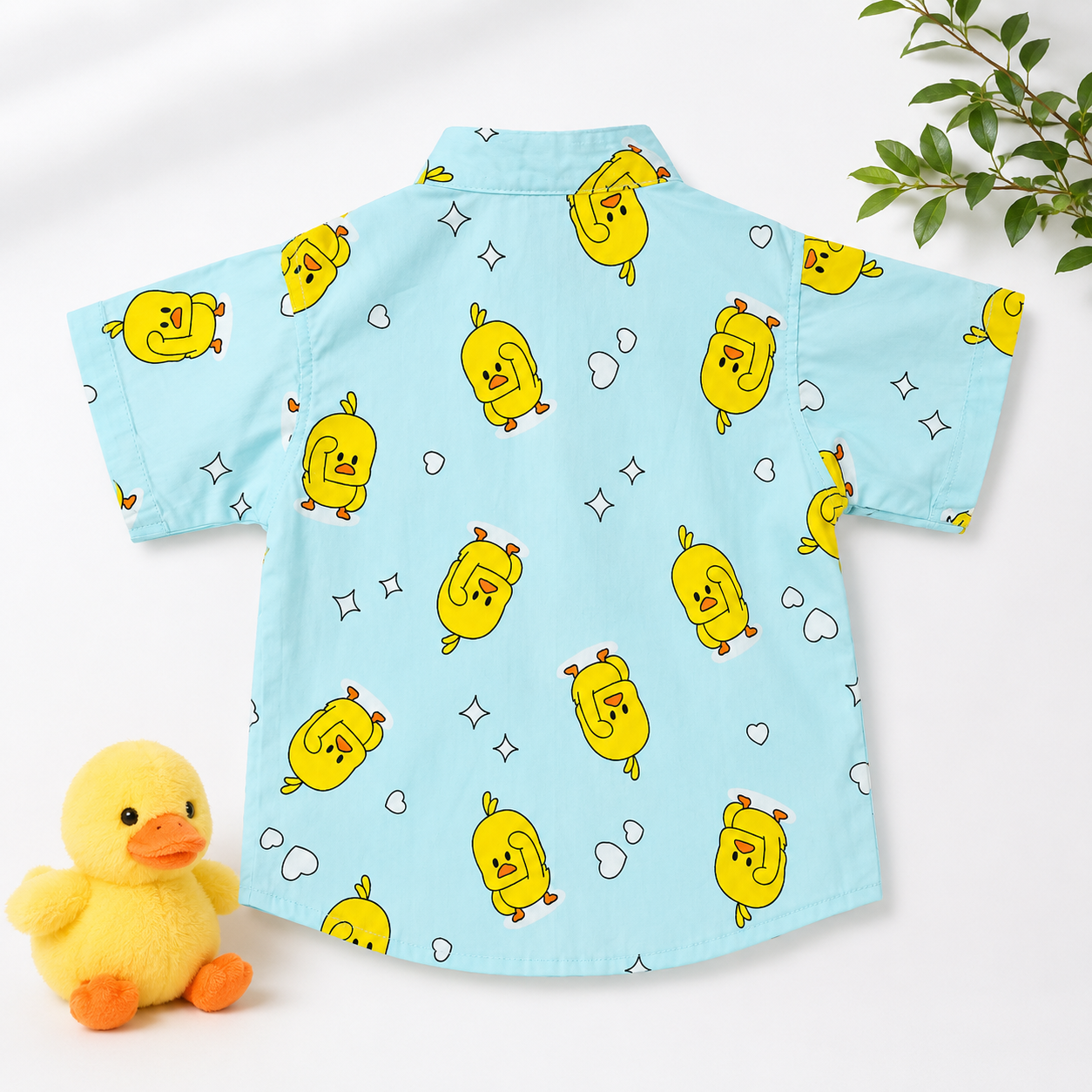 Baby & Toddler Duck Print Short Sleeve Shirt